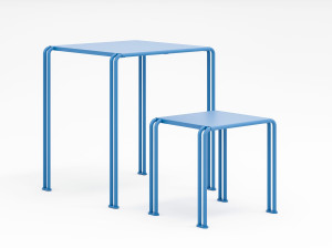 Алюминиевый квадратный стол для общественных мест