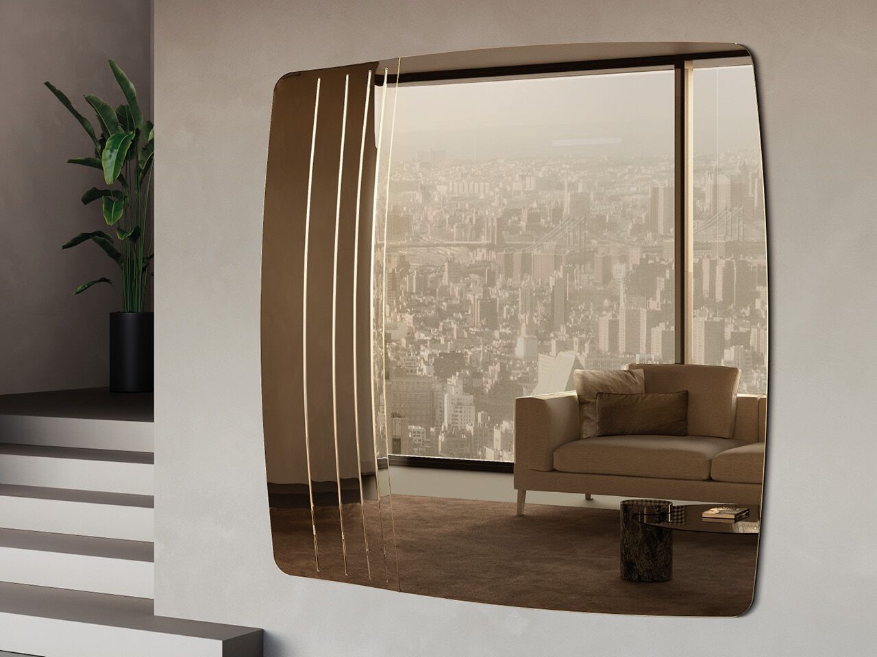 Настенное Хрустальное зеркало EFORMA Kirty ARCH-00032314 - Вид №5