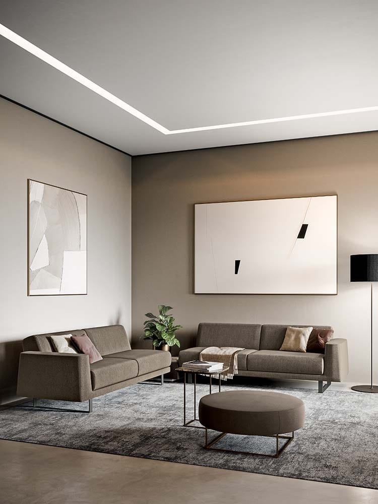 Ткань диван Quadrifoglio Group Design Living ARCH-00017865 - Вид №2