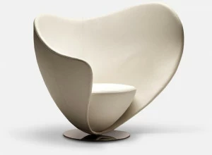 La Cividina Поворотное тканевое кресло по контракту Mon coeur