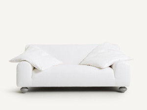 3-местный диван из хлопка и льна