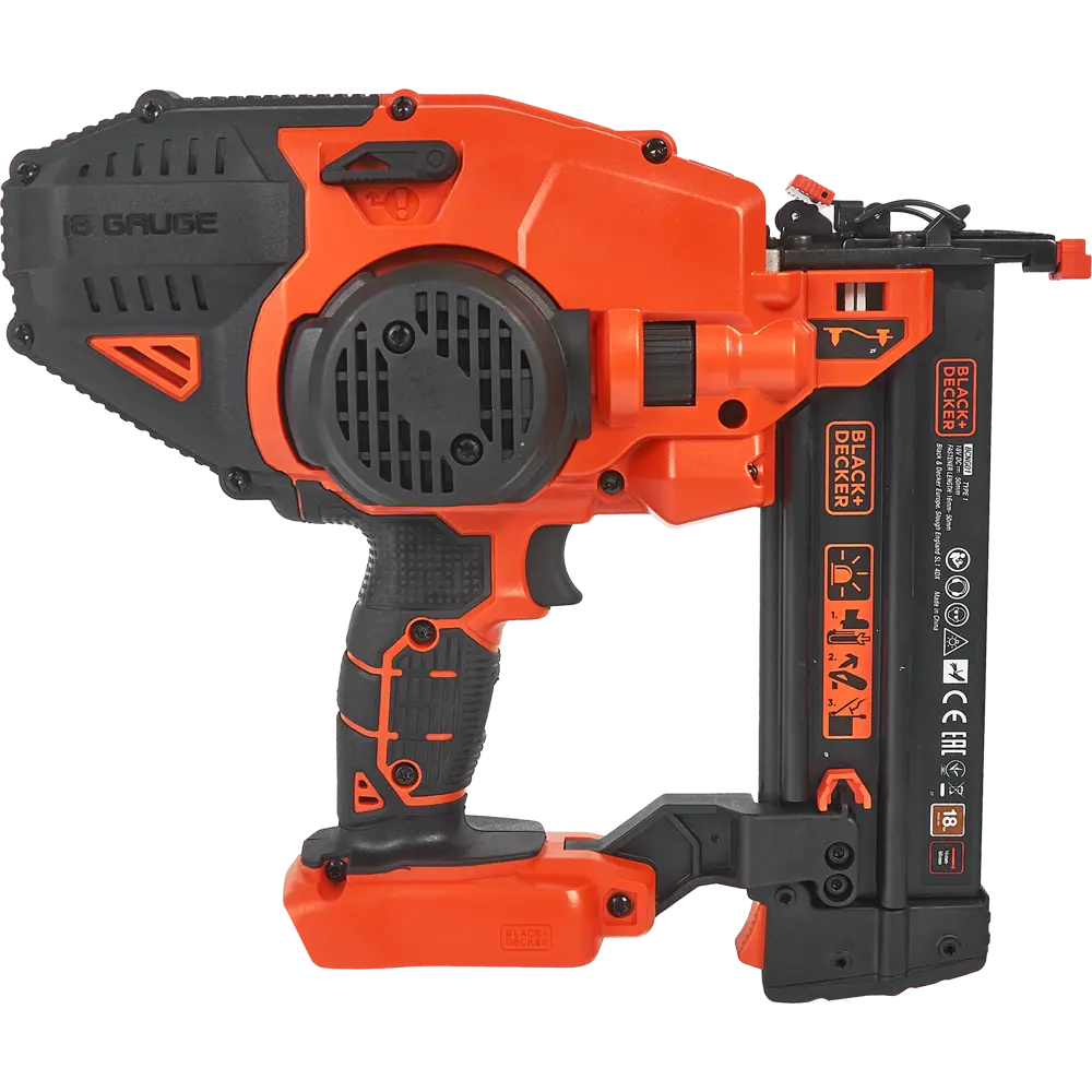 Гвоздезабиватель аккумуляторный Black&Decker BCNG01N-XJ, 18 В без АКБ и ЗУ BLACK + DECKER STLM-2180946 - Вид №6