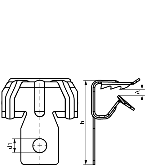 50020070 Britclips® FC Клипсы для стальных балок для балок walraven  - Вид №1