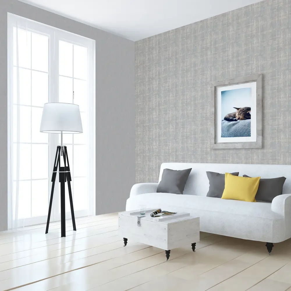 Обои флизелиновые Victoria Stenova Weekend серые 1.06 м 989278 STLM-2064838 - Вид №4