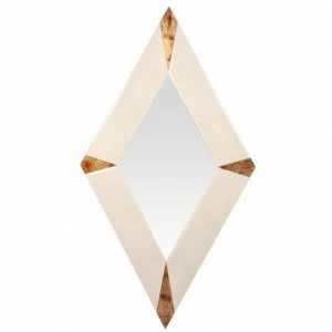 Зеркало-ромб Carno PUSHA ДИЗАЙНЕРСКИЕ 062547 Бежевый