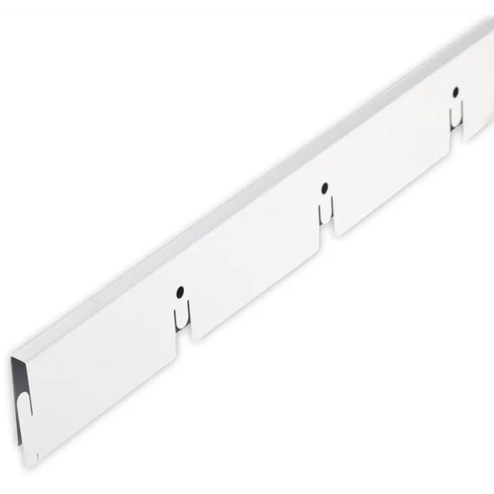 86162884 Комплект грильято 100x100x40 мм 2.4 м белый матовый STLM-1016041 АЛБЕС  - Вид №2