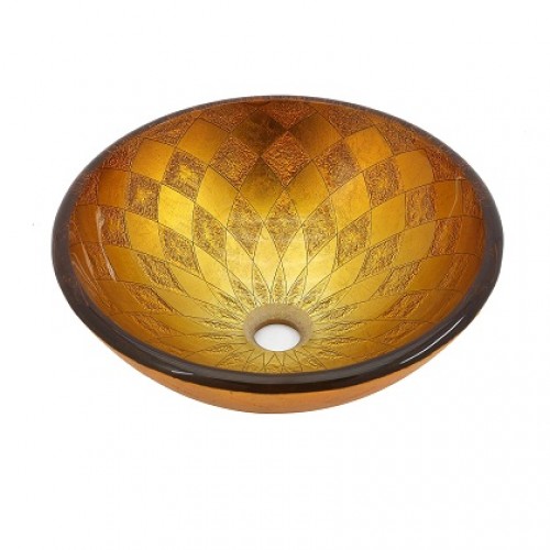 U-GV691-19mm-FVS1005 Накладная раковина на столешницу  прямоугольная Krausru  - Вид №7