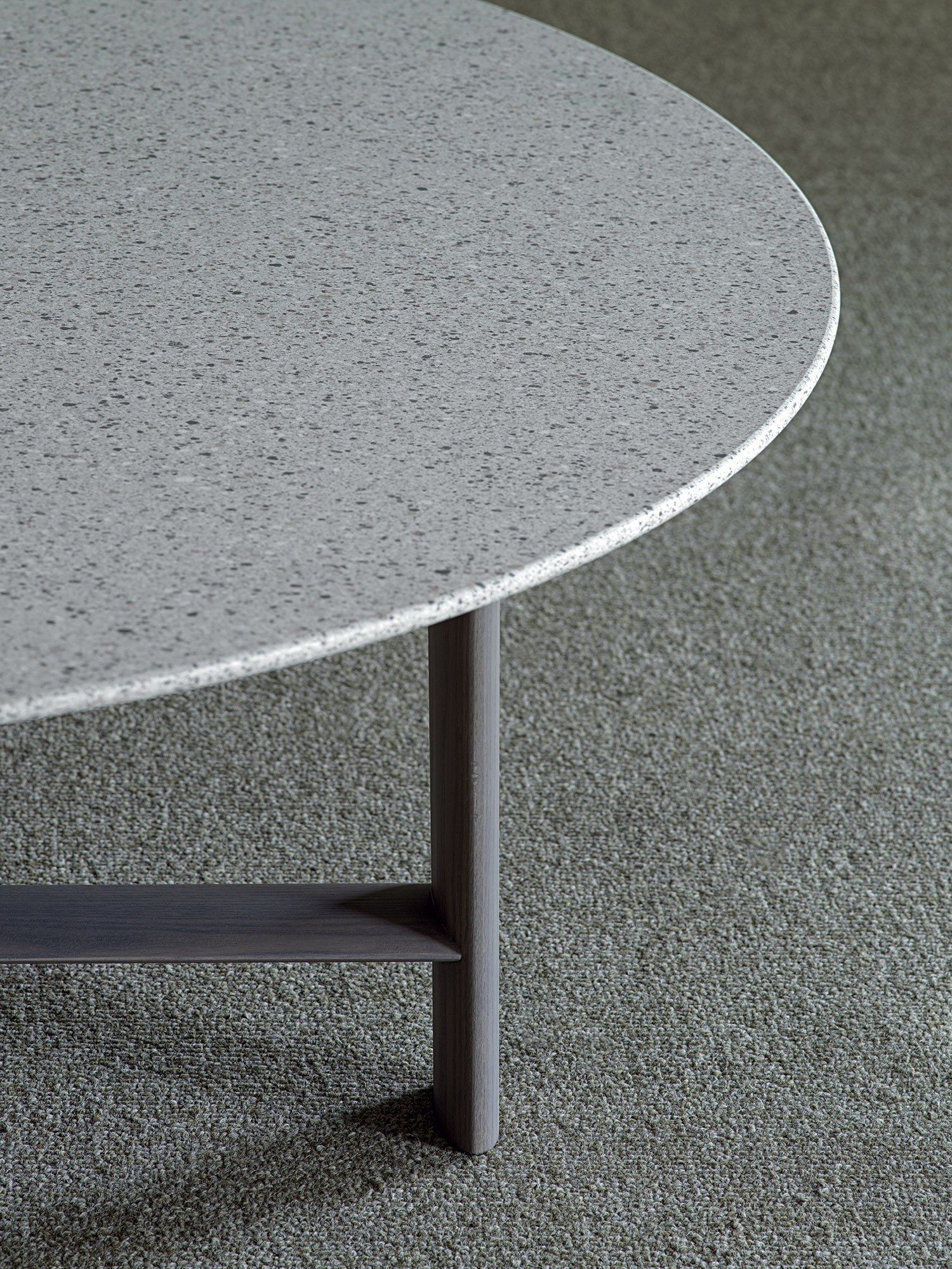 Круглый журнальный столик в seminato Frigerio Mocki ARCH-00050325 - Вид №1