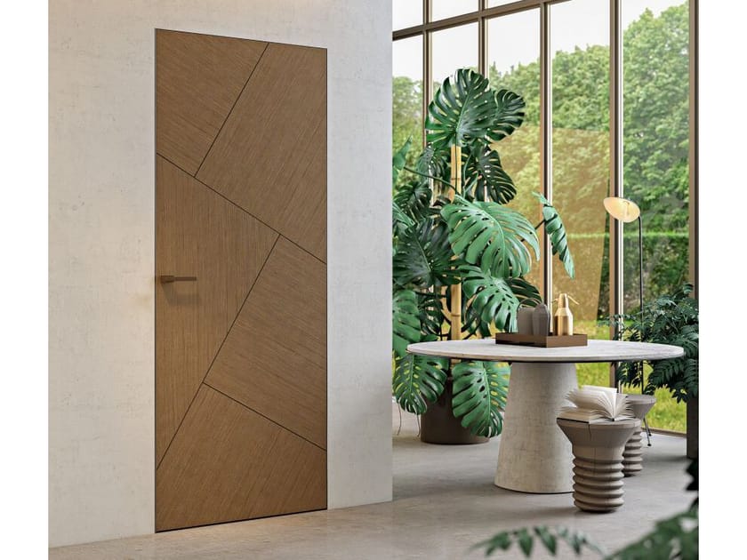 Шпон деревянные стены заподлицо двери Pail Serramenti INTARSIO MILANO ARCH-00016414