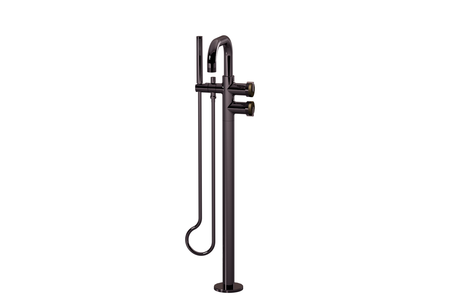 E-11557-R1VBB-L1OX-OX Смеситель напольный отдельностоящий (внешняя часть) GRAFF MOD+