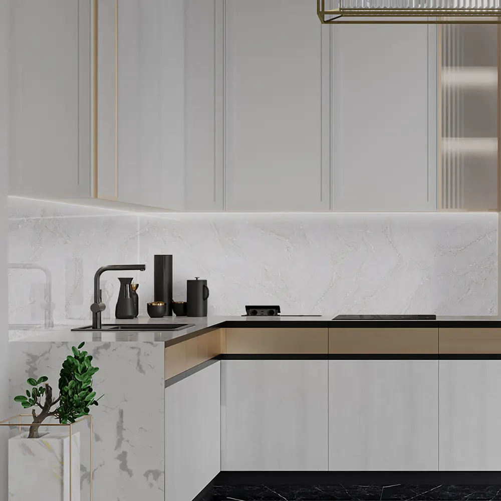 Стеновая панель ALUMOART Main Stone Cloud для кухни 89379582 STLM-1564110 - Вид №3