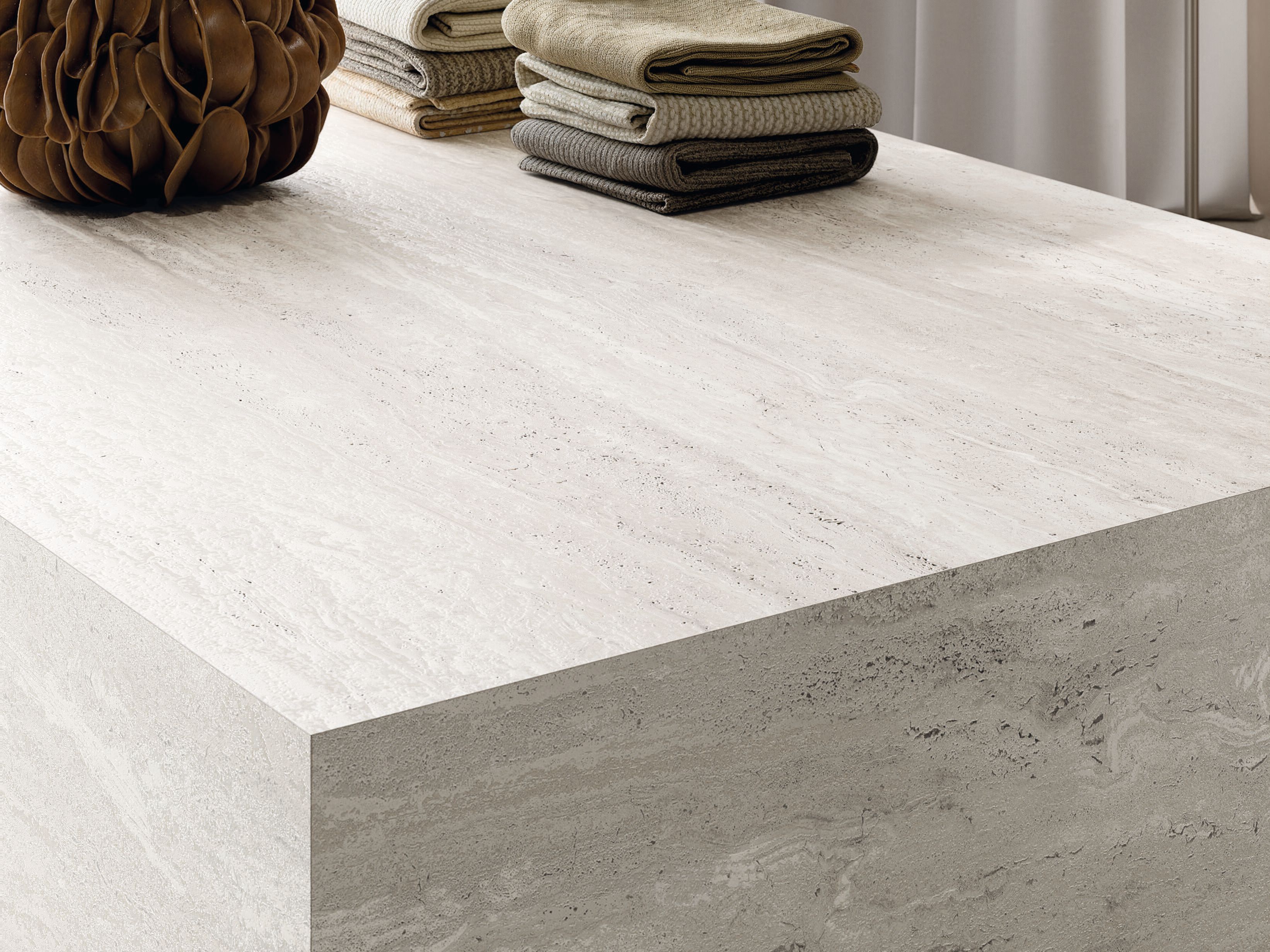 Кухонный топ из керамогранита с эффектом травертина CERAMICA FONDOVALLE MYTOP ARCH-00133467