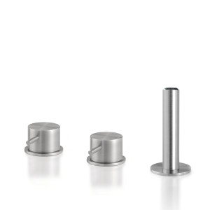 Комплект смесителей для края ванны с душем и 2 смесителями LOP382 linki