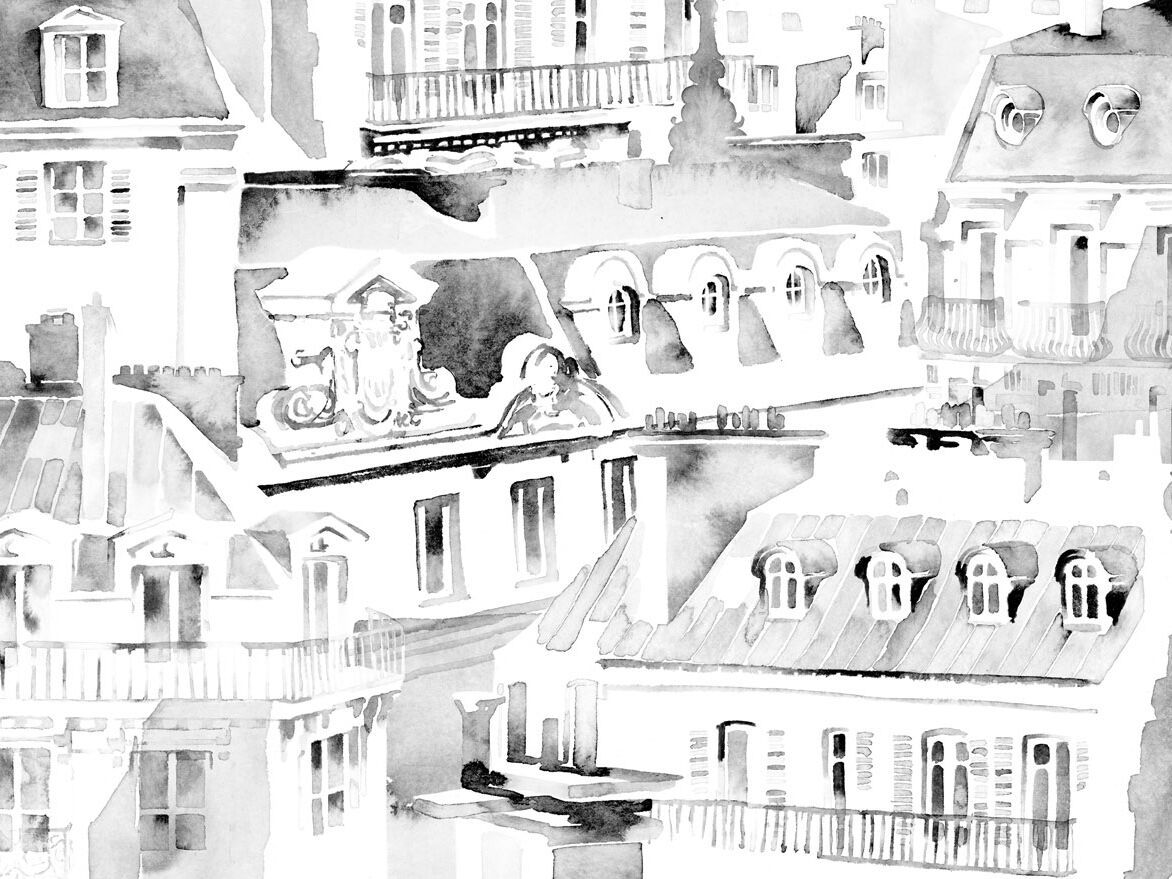 Обои с рисунком Jannelli&Volpi TETTI PARIGI ARCH-00067706 - Вид №1