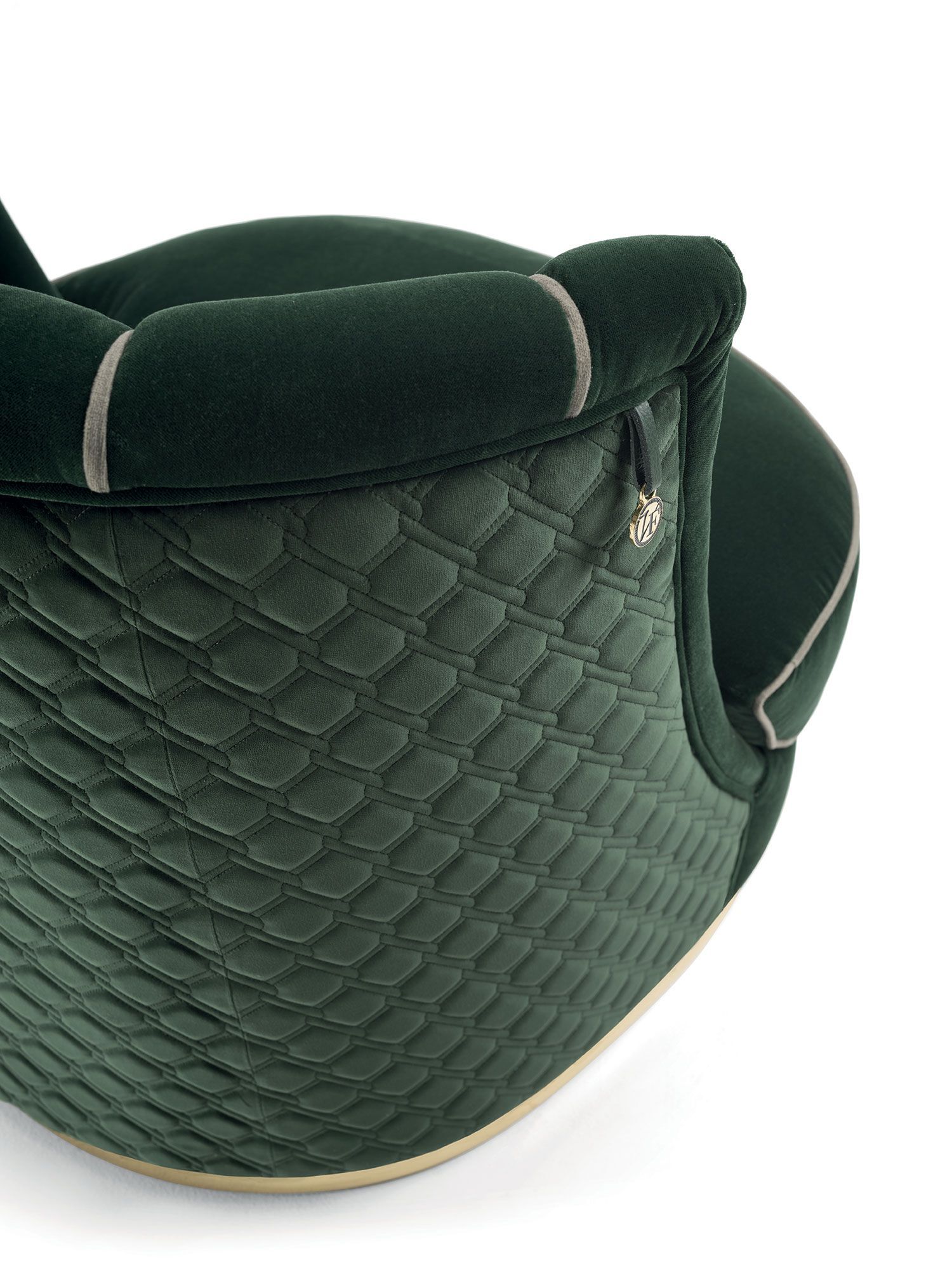 Тканевое кресло Vittoria Frigerio Белый ARCH-00095756 - Вид №1