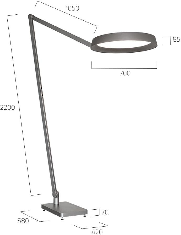 Lightnet Регулируемый светодиодный торшер Beam me up sun-id-1461320 - Вид №2