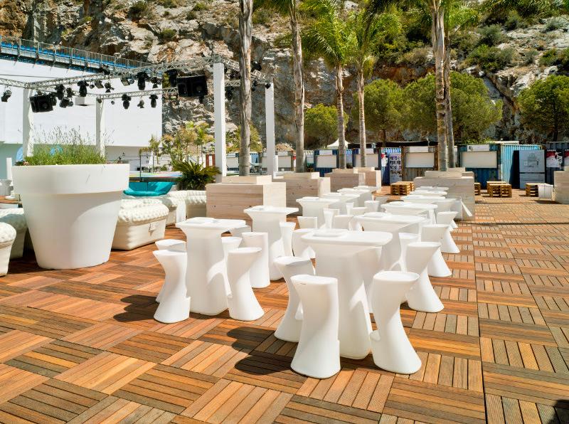 VONDOM Табурет садовый полиэтиленовый Moma sun-id-1491213 - Вид №5