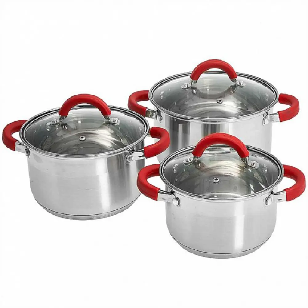 90604381 Кастрюля 4 л Webber Be-624/6 с крышкой нержавеющая сталь цвет серебристый STLM-0863329