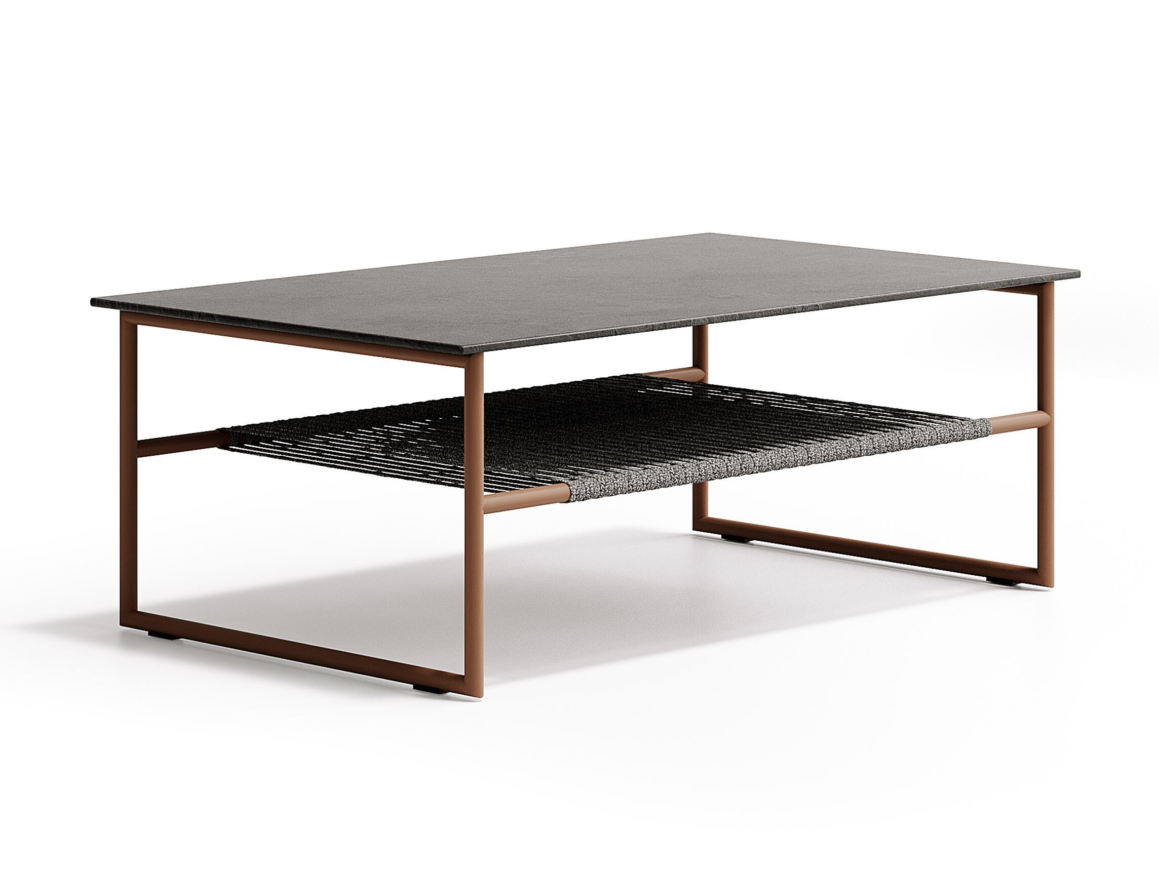 Прямоугольный садовый столик из керамогранита Atmosphera труба ARCH-00050198