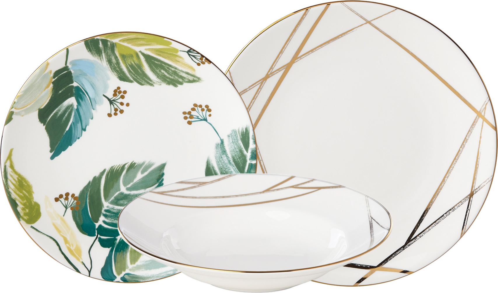 10655648 Lenox Сервиз столовый Lenox "Абергрин" на 6 персон 18 предметов Фарфор, Керамика 