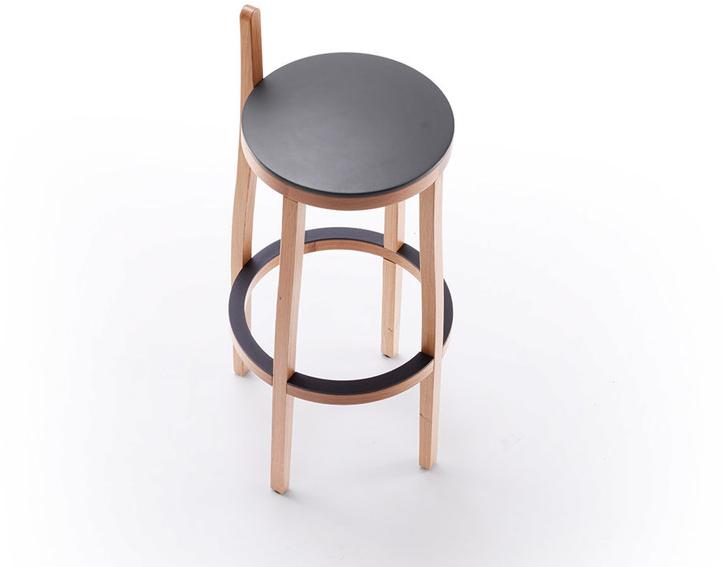 rosconi Высокий деревянный табурет с подставкой для ног Li-lith sun-id-1493000 - Вид №1