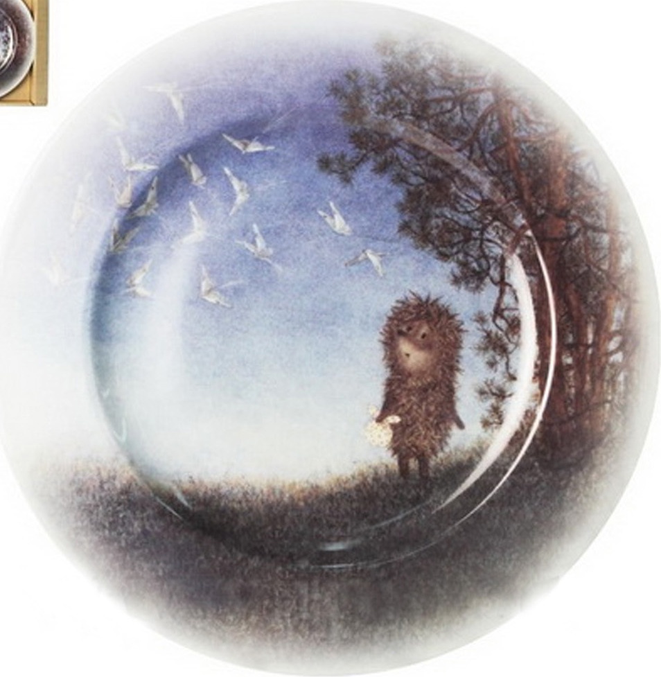 10596409 Императорский фарфоровый завод Набор подарочный "Ежик и светлячки" "Mazarin" Фарфор твердый 