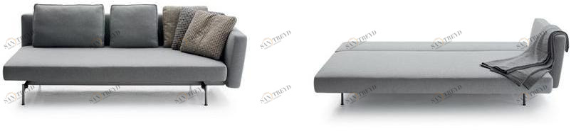 B&B Italia Кожаный диван-кровать Saké sun-id-1355310