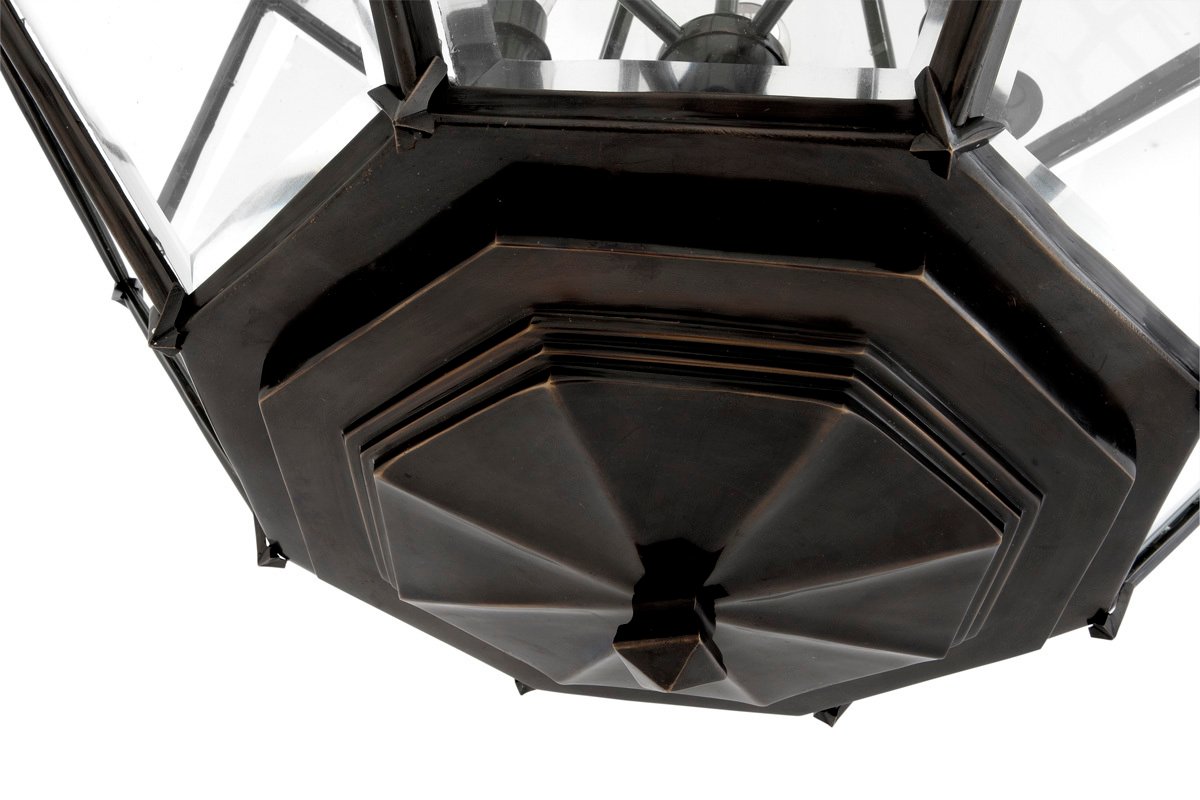 Фонарь Owen L от Eichholtz темная бронза 109204 EICHHOLTZ ДИЗАЙНЕРСКИЕ, EICHHOLTZ 060608 Прозрачный  - Вид №3