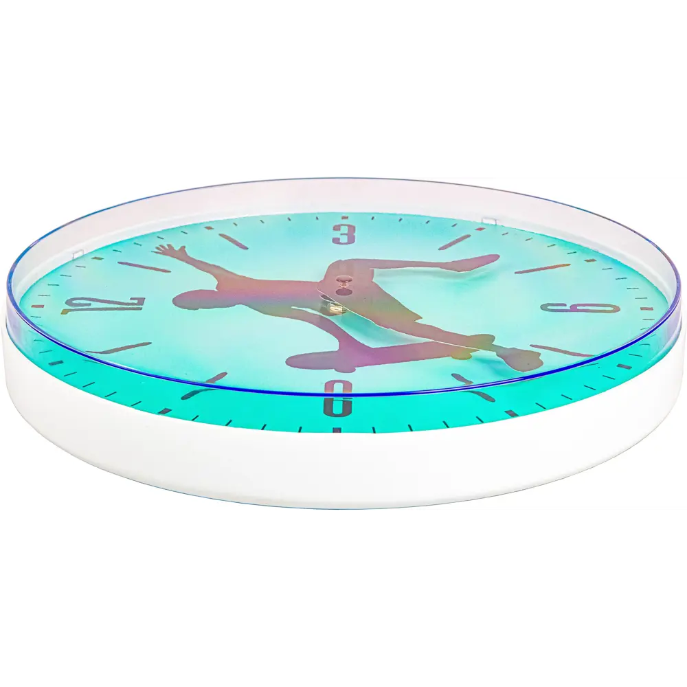 Настенные часы Dream River Skateboarding в синем цвете с бесшумным ходом 89359823 STLM-0832291 - Вид №2