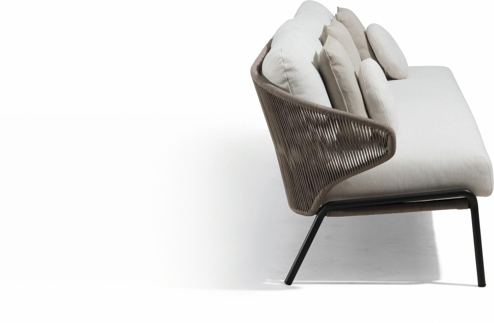 MNST27 3 мест. диван фиксированный лава бронза Manutti Radius - Вид №2