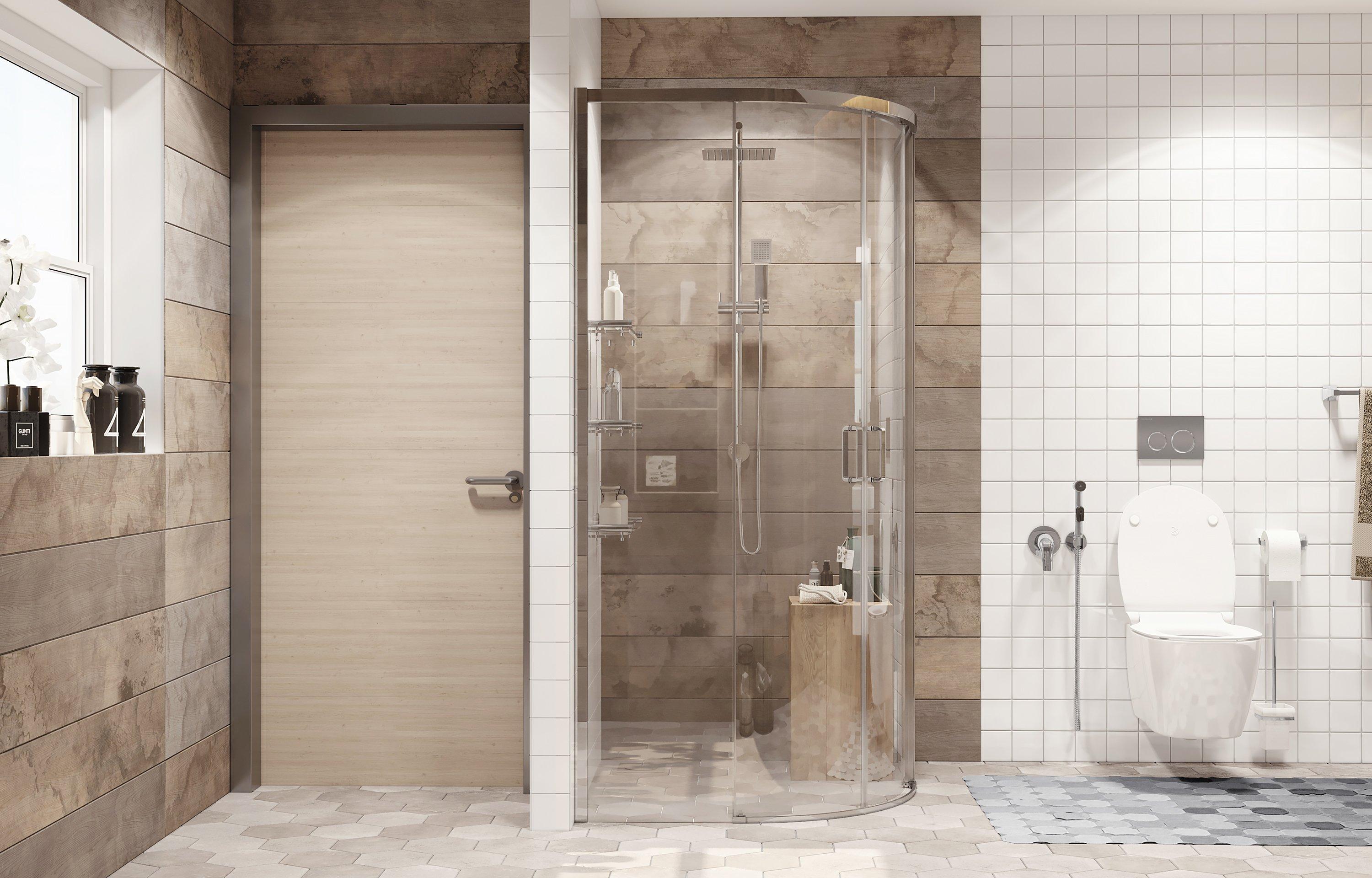 Душевое ограждение Ambassador Queen 11011101 (900x900x2000), 1 место - Вид №2