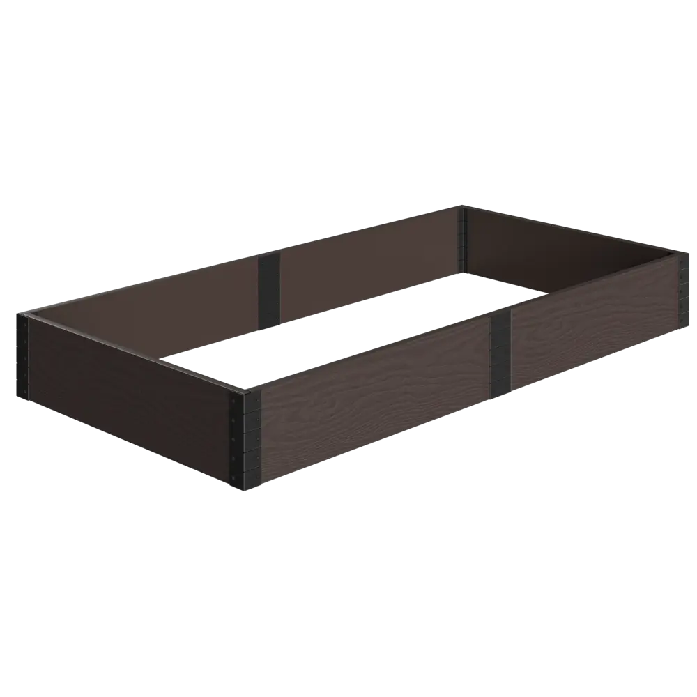 Грядка Holzhof с 3D тиснением 300x100x22.5 см венге для эстетичного огорода 89357040 STLM-0952158