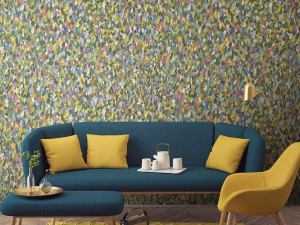 Виниловые обои с рисунком