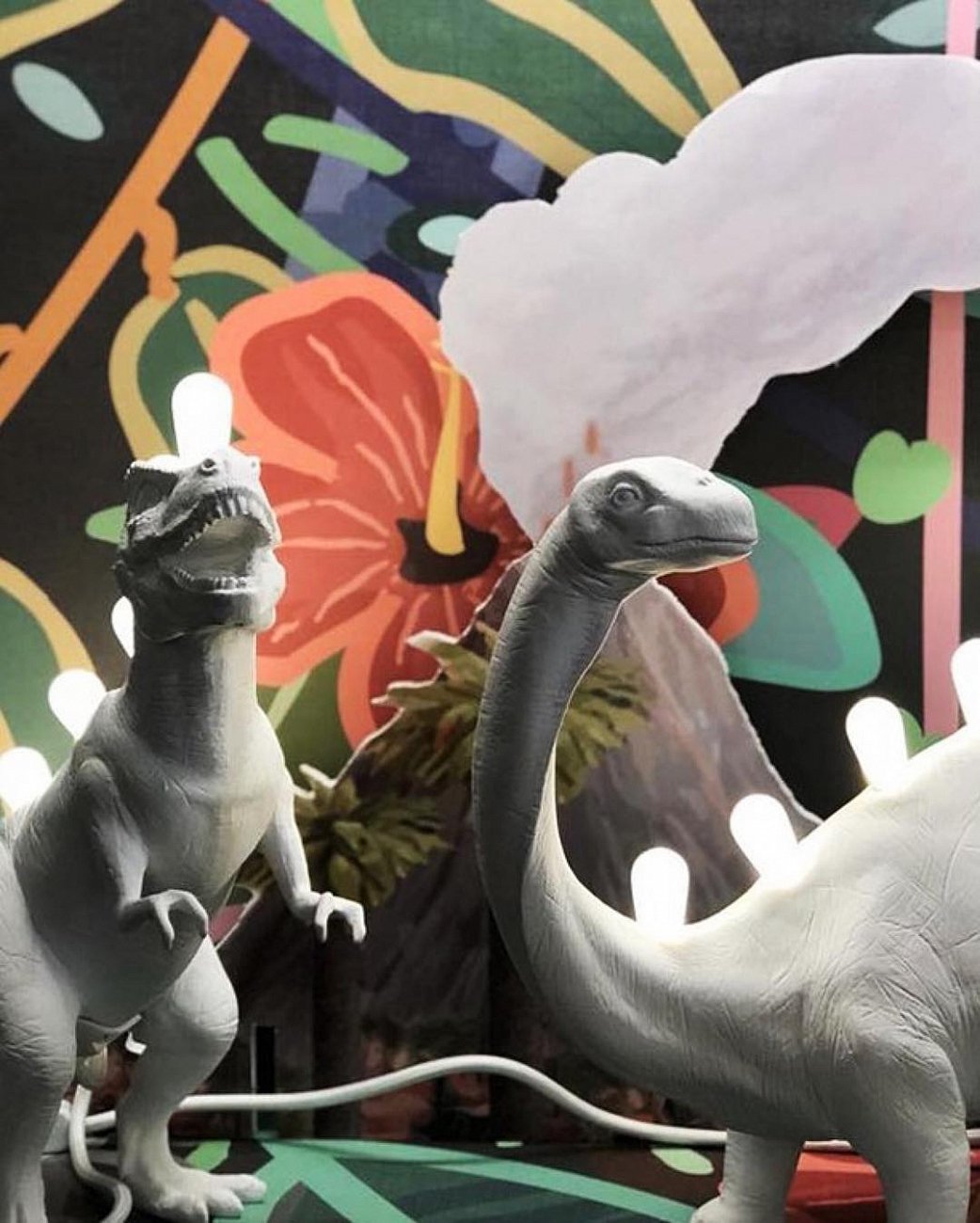 Настольная лампа белая 33,5х39 см T-Rex 14783 SELETTI ЖИВОТНЫЕ 00-3882457 Белый - Вид №12