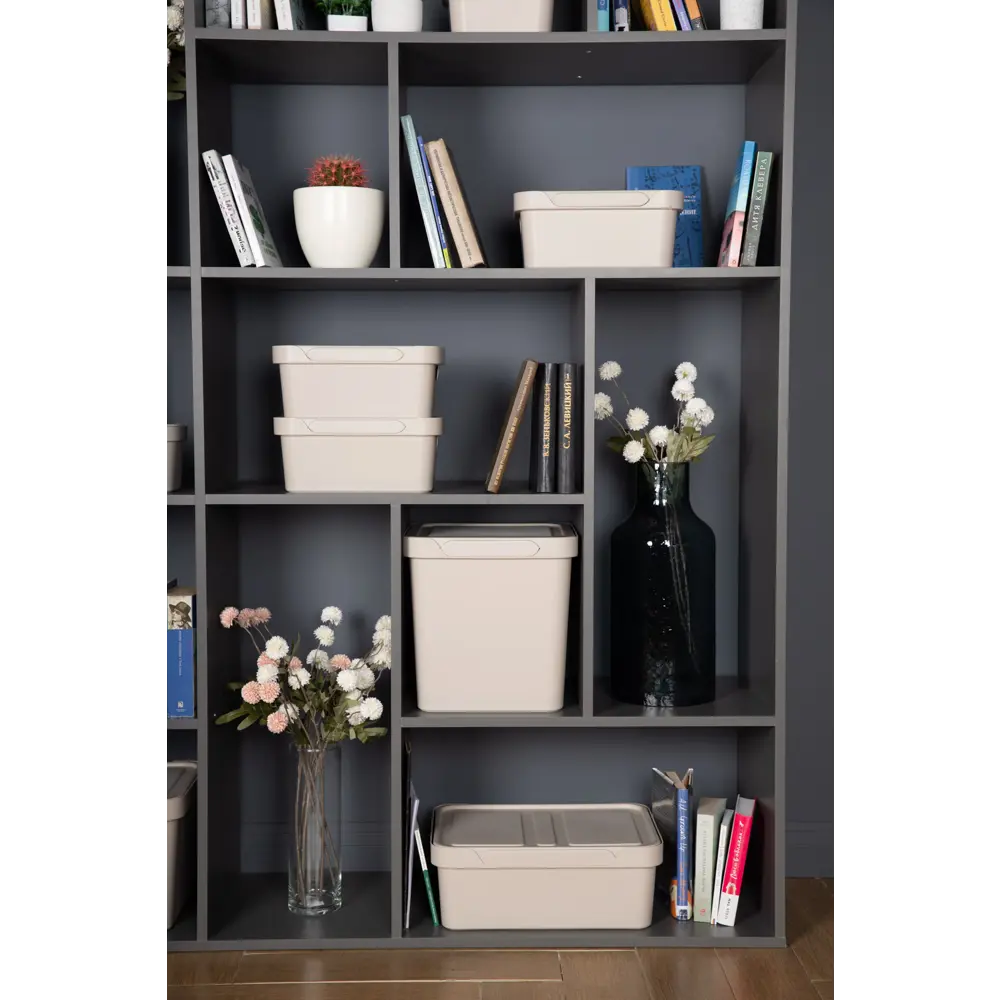 Santreyd Универсальный органайзер с крышкой-полкой 12 л 82215658 Ящик STLM-1079114 - Вид №10