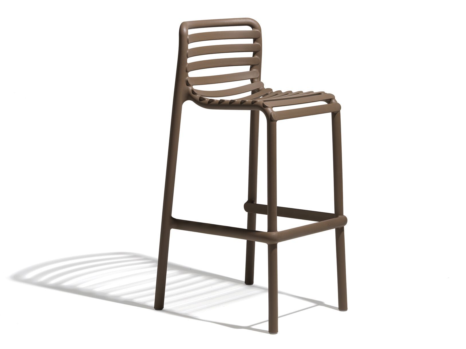 Высокий полипропиленовый садовый стул с подставкой для ног Nardi Doga ARCH-00127971