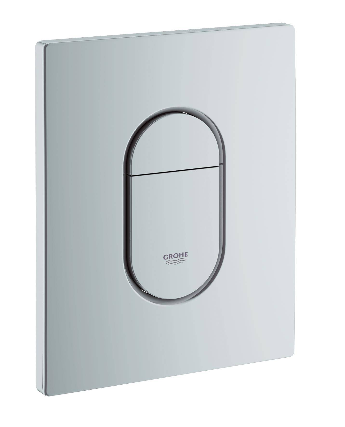 Панель смыва для унитаза GROHE Arena Cosmopolitan вертикальная (3 режима смыва), матовый хром (38844P00)