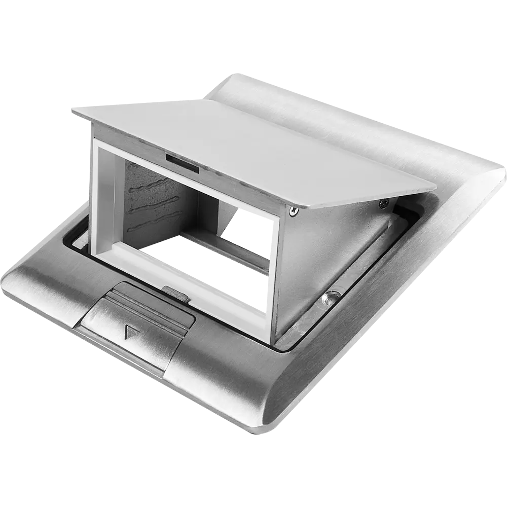 Люк в пол Экопласт 2 поста 45x45 мм под бетон IP40 сталь STLM-2041008