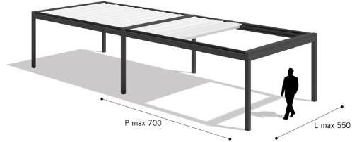 PRATIC F.lli ORIOLI Самонесущая пергола из алюминия Pergole sun-id-1501693 - Вид №4