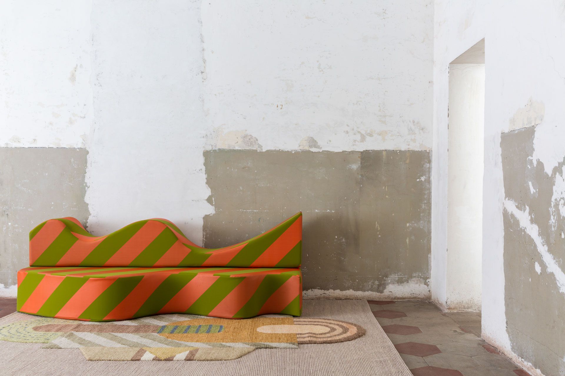 Диван с покрытием из ПВХ Poltronova Superonda ARCH-00022365 - Вид №5