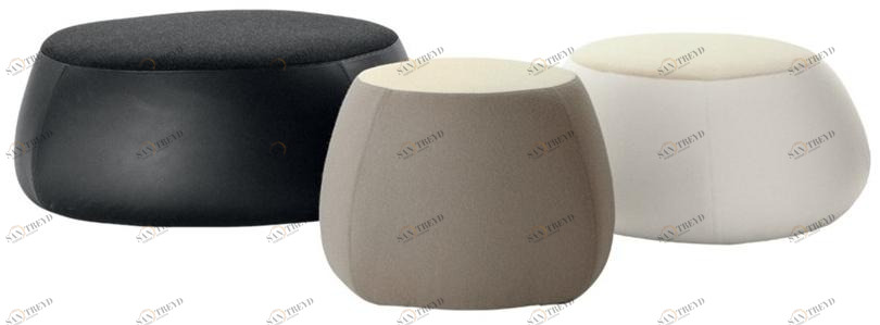 B&B Italia Круглый пуф из ткани Fat sofa sun-id-1481491