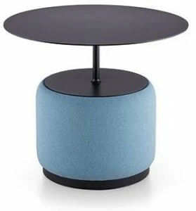 Midj Круглый журнальный столик из стали и ткани