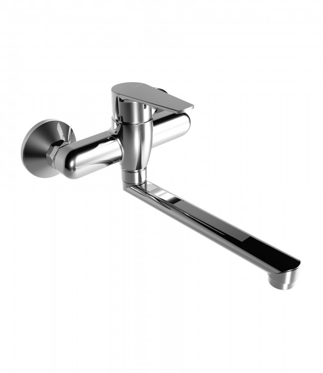 07570 / PR Смеситель для мойки настенный с поворотным изливом. Bongio Kitchen 07570/PR