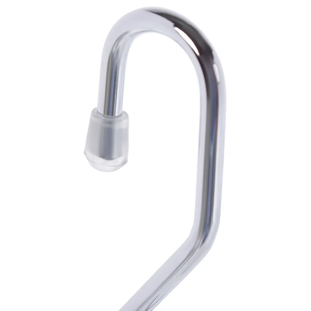 Полка угловая двухъярусная Delinia 23x23x44 см сталь цвет хром STLM-2073540 - Вид №1