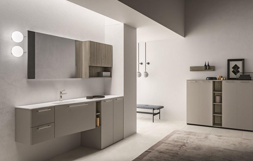 Cerasa Шкафчик для ванной с основанием для стиральной машины Cartabianca sun-id-1452479 - Вид №4