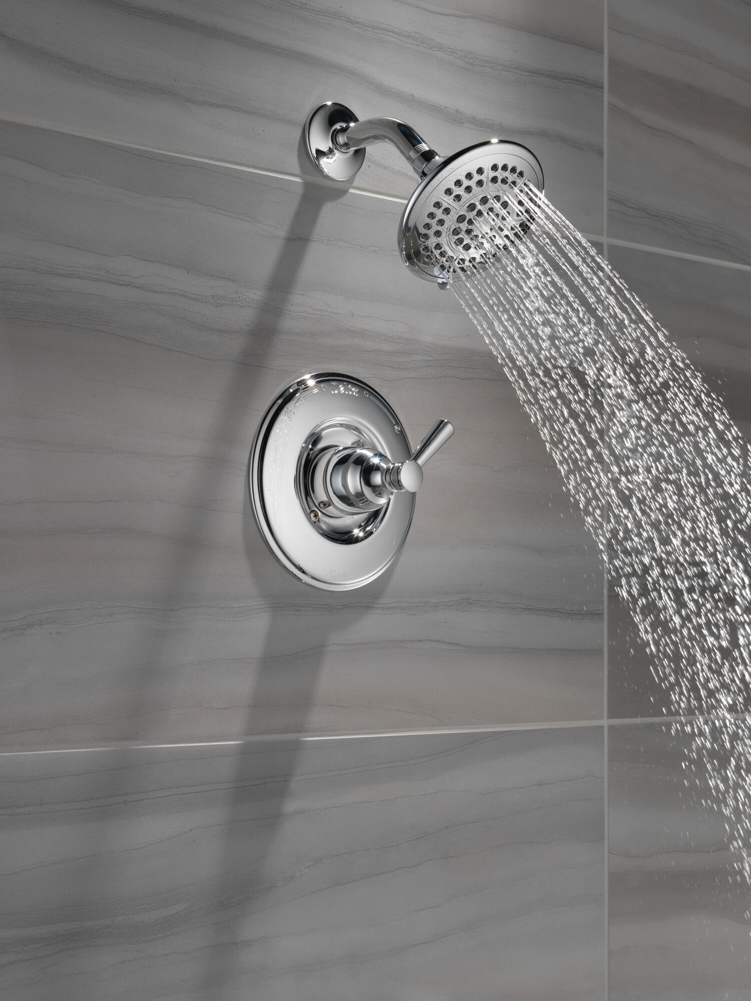 T14293 Традиционная облицовка для душа Monitor® серии 14 Delta Faucet Linden Хром  - Вид №1