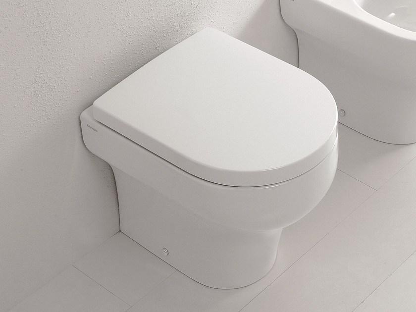 Cle110301 Приставной унитаз напольный Белый Olympia Ceramica CLEAR Италия - Вид №1