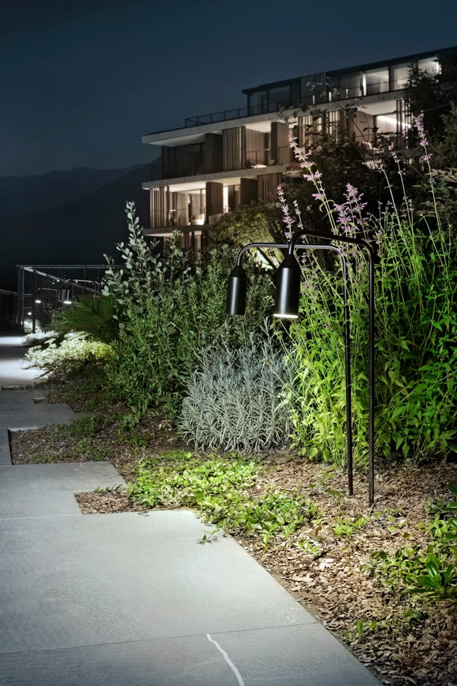 Алюминиевый светодиодный напольный торшер Platek Flamingo ARCH-00032792 - Вид №3