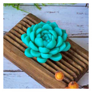 1008 Форма для мыла №13 силикон "Суккулент 3D" Арт. Выдумщики