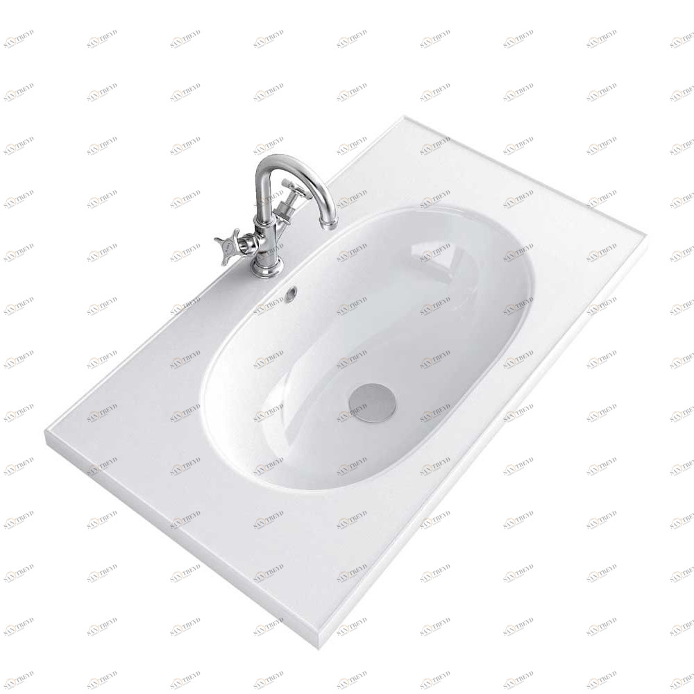 0120557 Накладная раковина под столешницу  овальная Avila Dos 